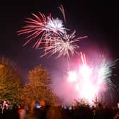 Gainsborough Rotary Club bonfire night at Lea Park.