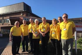 Some of the current volunteers at United Lincolnshire Hospitals NHS Trust.