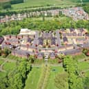 An aerial view of how the renovated old Rauceby Hospital could look in three years time. Image: Invicta Developments