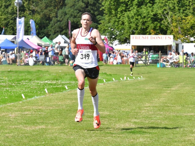 10 mile road race. 1st Sleaford finisher
