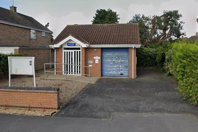 Set to be mothballed? The small police hub building at Ruskington. Photo: Google