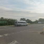 The busy staggered junction on the A17 at Brant Broughton. Google Maps