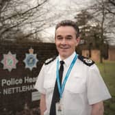 Chief Constable of Lincolnshire Police Chris Haward. Image: Martin Birks