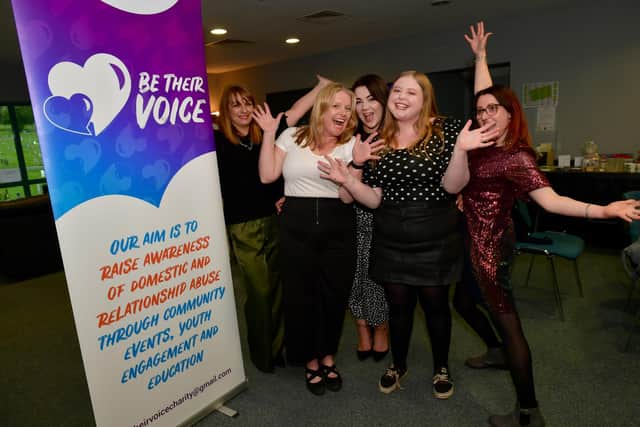 Committee members of Be Their Voice, from left: Jacqui Wells, Sarah Parkin, Megan-Rose Barrett, Gemma Parkin and Jenna Payne.