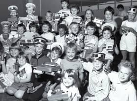 Children are pictured enjoying school holiday fun at Zion Summer Club, in Brothertoft Road, Boston, 35 years ago. The theme for the activities was the Postman Pat stop-motion animated TV series, first aired in 1981.