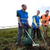 Volunteers from Anglian Water joined in the Great British Beach Clean.