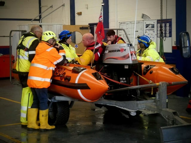 The multi-agency training operation took place along the Lincolnshire Coast