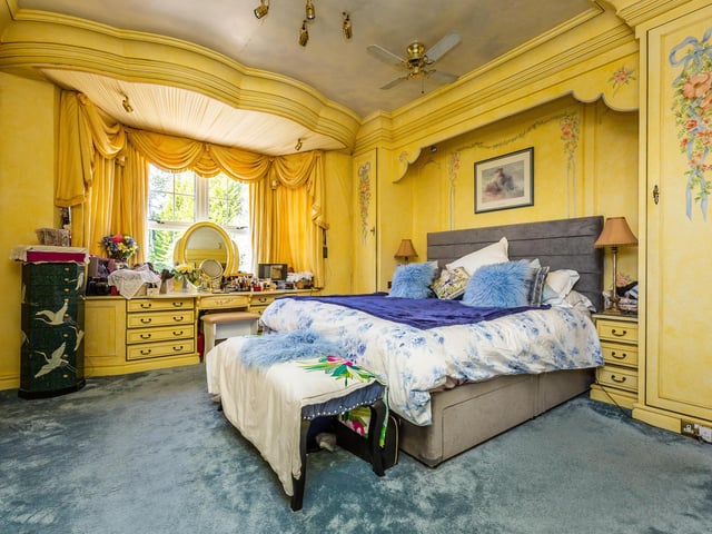 The principal bedroom and ...