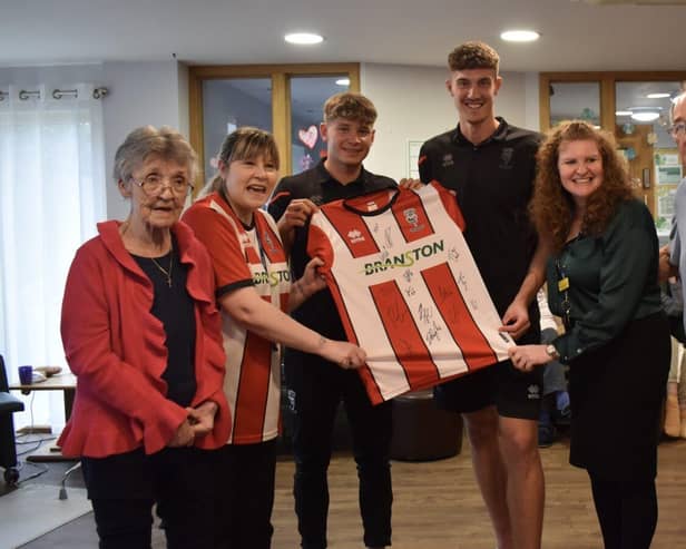 Lincoln City Foundation get care home residents moving thanks to Sport England’s Together Fund.