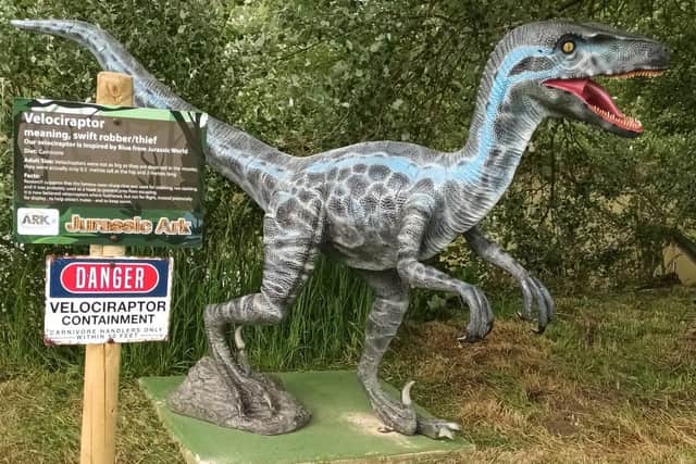 'Clever girl' ... a velociraptor.