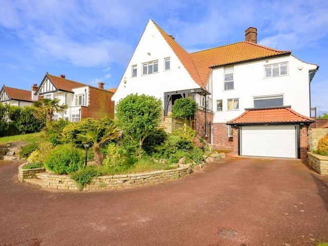 The front of the property.