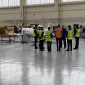 Affinity ASI workshop - Students visit hangar