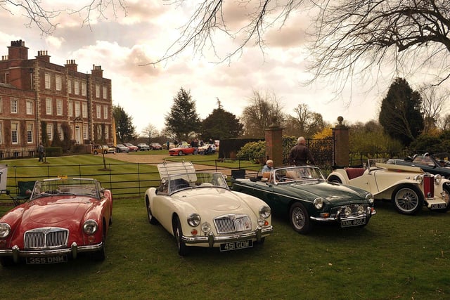 Gunby Hall had a record-breaking year for visitors in 2013, it was reported 10 years ago. This picture is from a classic car event held in April 2013.