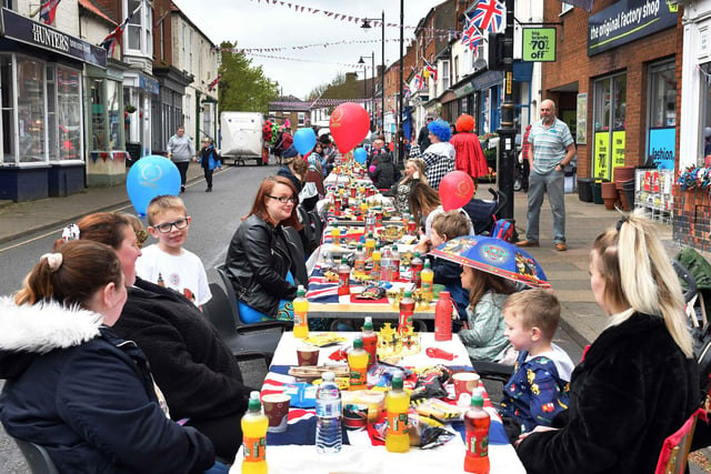 A moment in history for the residents of Spilsby  who came together to celebrate the King's coronation.