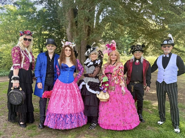 Some snapshots from the Steampunks and Roses event at Gunby Hall.