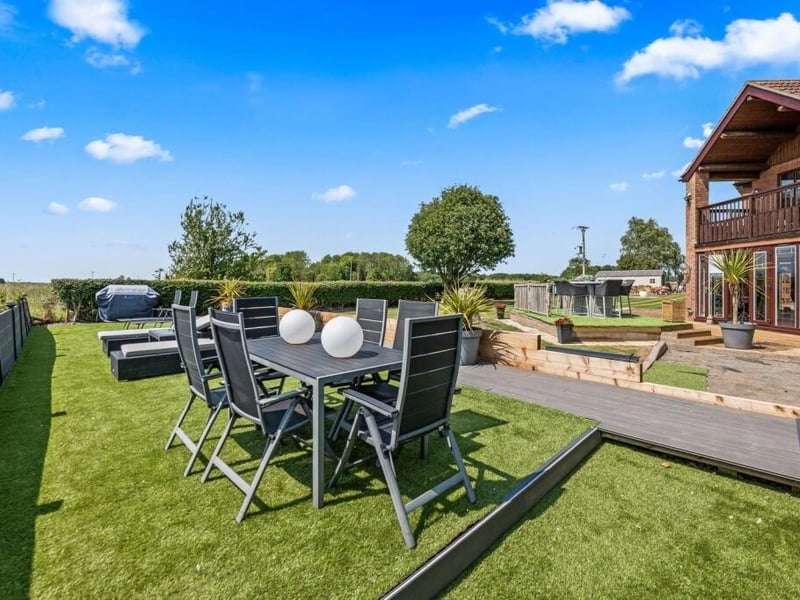 An outdoor seating area.