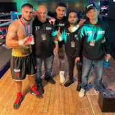 ​Tam Parlak, aka ‘Turkish Tam’ with team members from his sponsor Hype Energy Drinks.
