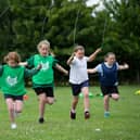 Moy Park Food for Good Sports Day at Billinghay C of E Primary School. Lincolnshire. 