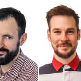 Dylan Taylor, left, and Tristan Cullen, right, directors of the new East Lincolnshire Broadcasting CIC.