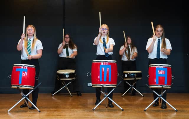 Pupils at Kirton's Thomas Middlecott Academy honing their music skills.