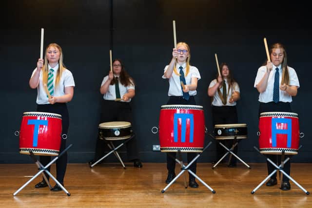 Pupils at Kirton's Thomas Middlecott Academy honing their music skills.