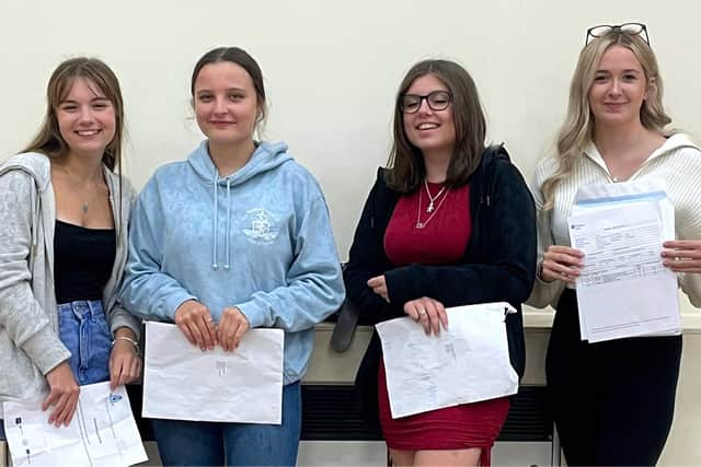 Ellie Burton, Libby Woodward, Lilly Sansam-Whelbourn, and Hollie McMeechan.