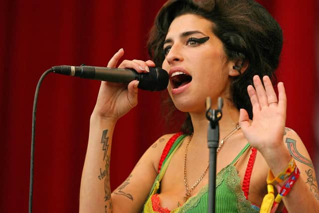 With the release of the new Back to Black movie, the story on the life of Amy Winehouse this is a performance many will enjoy. Victoria Geelan paying tribute to the late and great Amy Winehouse with hits such as Back to Black, Rehab and much more. Pictured was Amy Winehouse performs at the Glastonbury music festival back in June 2007. (CARL DE SOUZA/AFP via Getty Images)