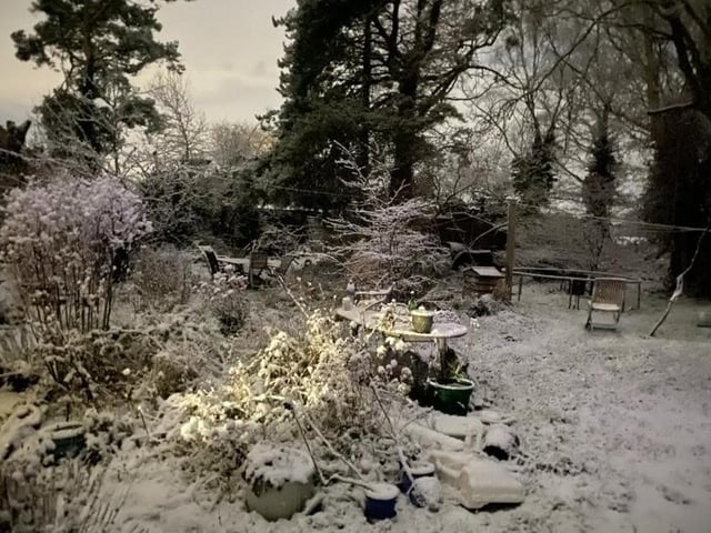 "Our garden last night at around 1am," said Alexander Morningstar in the Horncastle area.