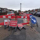 Stock picture of roadworks in Lincoln. Photo: LDRS