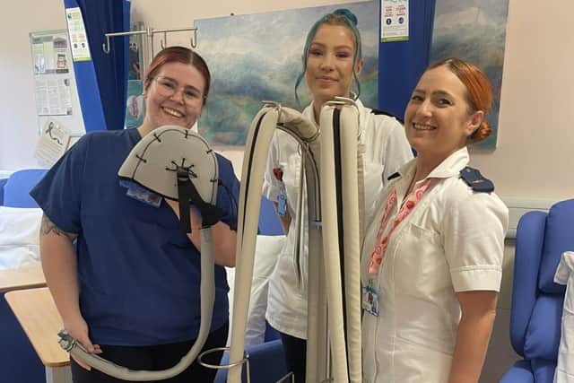 Members of the team from the Emerald Suite at Grantham and District Hospital