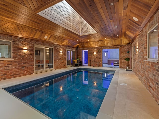 The swimming pool.