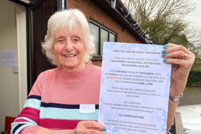 Val Cobbold of the Trusthorpe warm space.