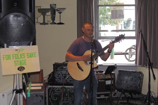 Images from Sleaford's Thank Folk for the Ivy festival. Andy Lenton on the For Folks Sake stage.