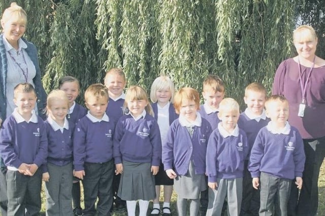 New starters at Ingoldmells Primary School 10 years ago.