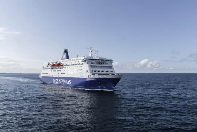 The DFDS cruise ferry