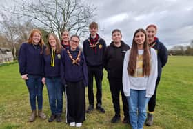 The Red Wheelbarrows team. L-R: Libby, Kat, Tilly, Beth, Harry, Matthew, Sophie and Connie. Photo supplied