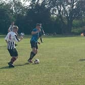 Action from Barnetby's cup defeat. Photo submitted.