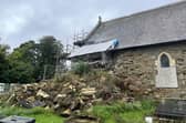 Flashback to 2020 after the tower at St John The Baptist Church in High Toynton had collapsed suddenly.