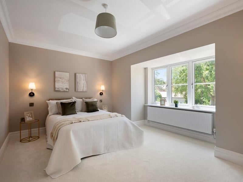 A second bedroom and ...