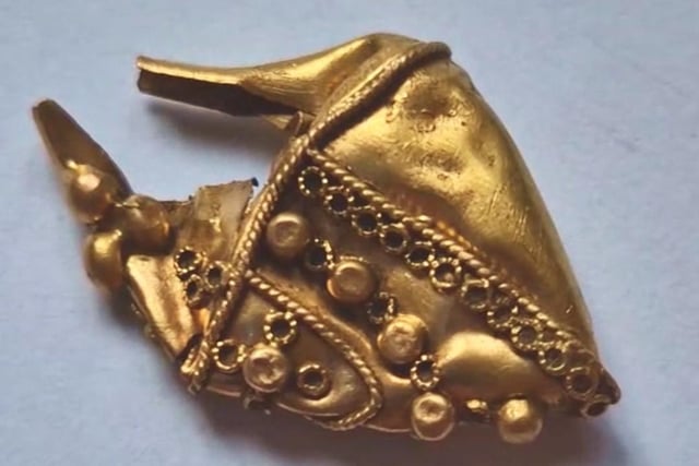 The relic after being cleaned up
