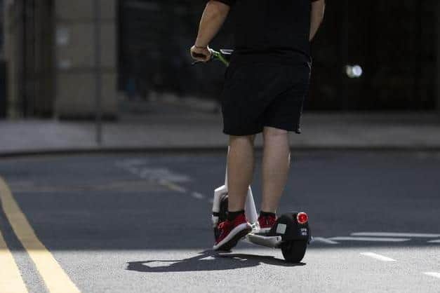 An e-scooter user. Image for illustration only. Photo by Getty Images.