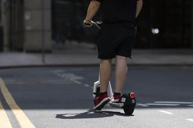 An e-scooter user. Image for illustration only. Photo by Getty Images.