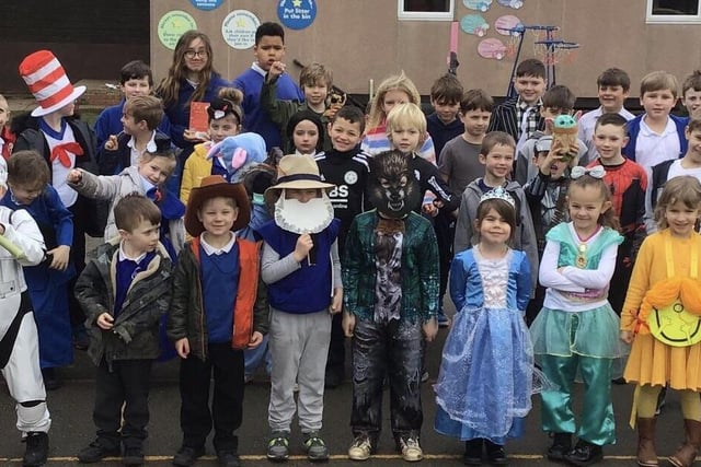 Children dressed up at Leadenham Primary Academy.