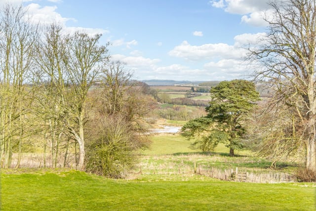 An example of the countryside views the property has to offer.