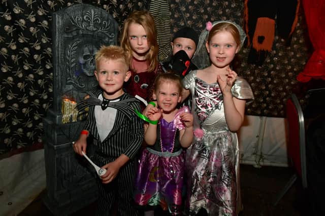 From left - Freddie Simpson 4, Francesca McCutcheon 8, Olivia Laughton 2, Kian Rance 7, and Omelia Laughton 6.