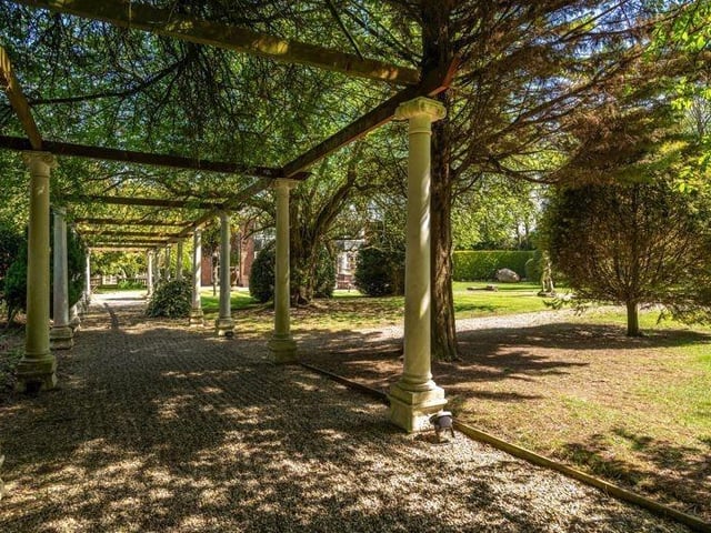 The pergola.