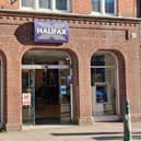 Set for closure in November - Sleaford's Halifax Bank branch. Photo: AH