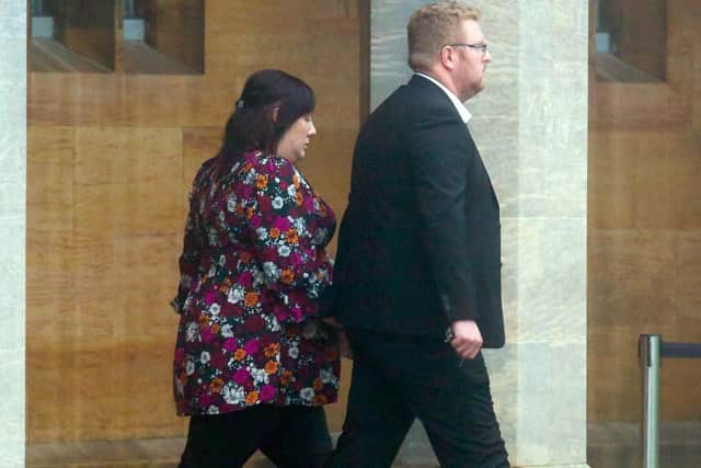 The defendant Rebecca Porter leaving a previous hearing. Photo: DANPICS