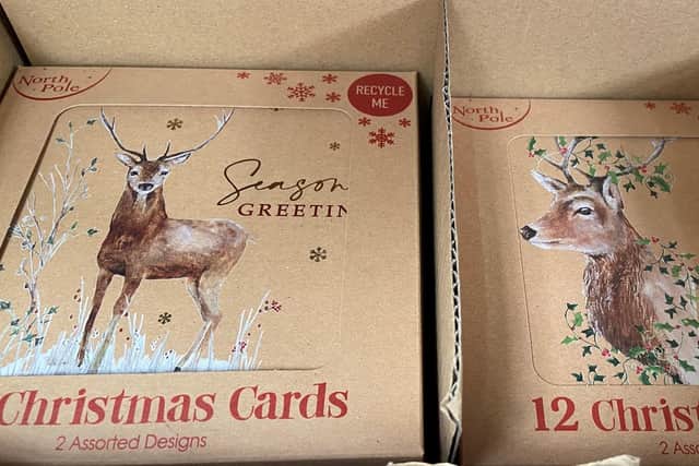 British Garden Centres are careful to choose cards that can be recycled.