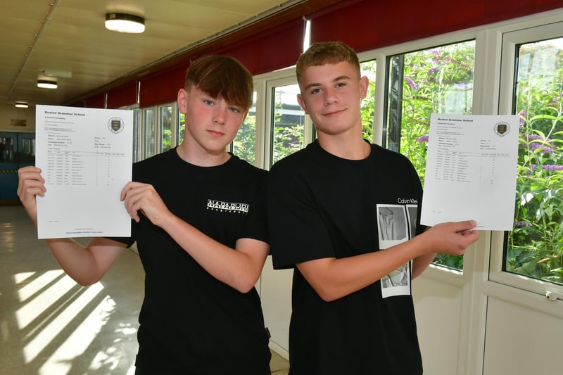 Jesse Ward, 16, and Charlie Parker, 16, of Boston.